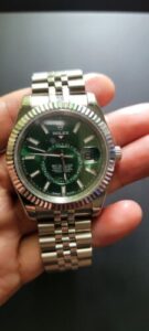 Superclone Rolex Sky-Dweller 42 mm Mint green Dial 336934 Jubilee photo review